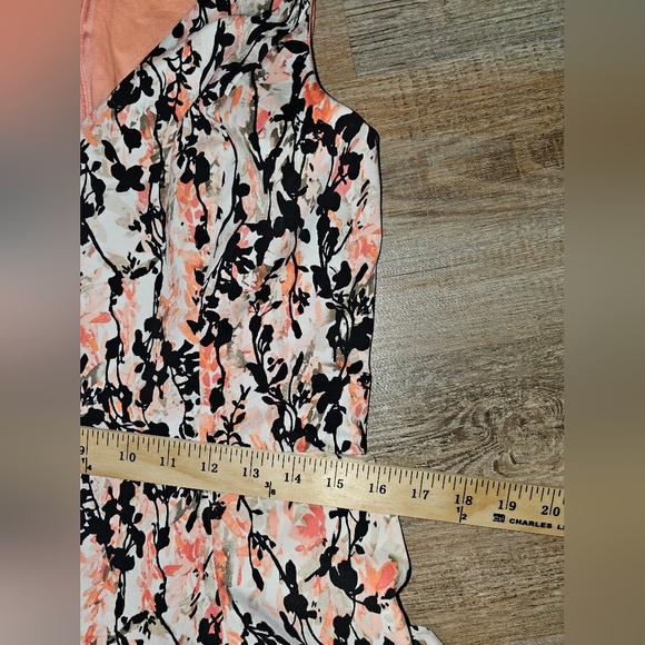 WHBM A-Line Summer Lined Floral Cotton Tank Dress Size 12 - Picture 11 of 11